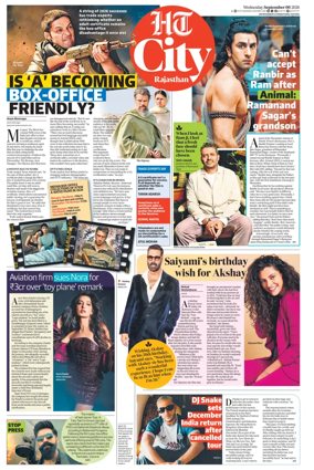 Cover of Hindustan Times (Jaipur) - City