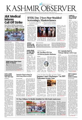 Cover of Kashmir Observer