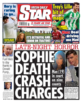 Cover of Irish Daily Star