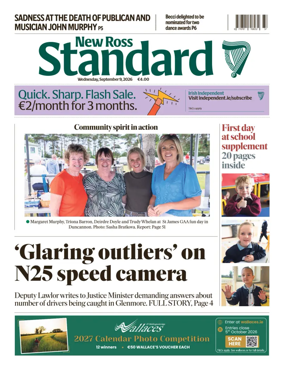 Cover of New Ross Standard