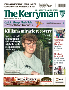 Cover of The Kerryman (South Kerry Edition)
