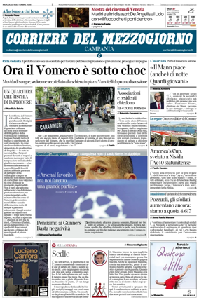 Cover of Corriere del Mezzogiorno (Campania)