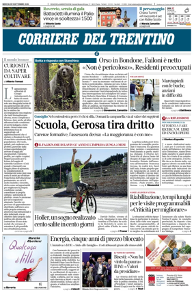Cover of Corriere del Trentino
