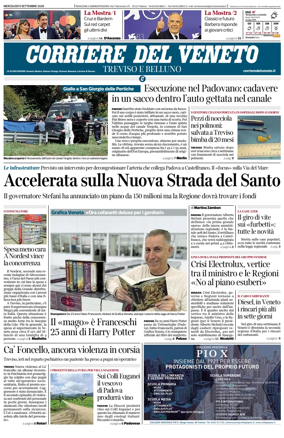 Cover of Corriere del Veneto (Treviso e Belluno)