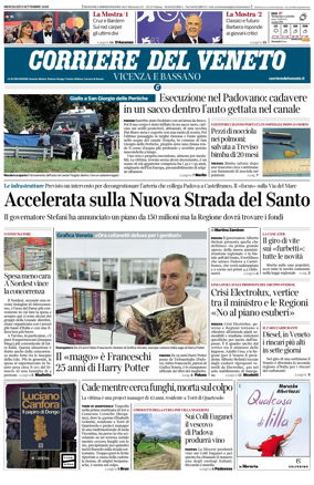 Cover of Corriere del Veneto (Vicenza e Bassano)