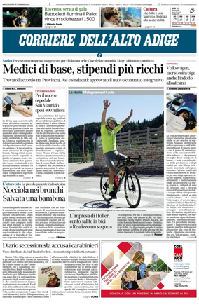 Cover of Corriere dell'Alto Adige