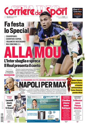 Cover of Corriere dello Sport (Lombardia)