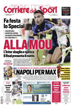 Cover of Corriere dello Sport