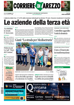 Cover of Corriere di Arezzo