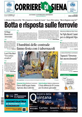 Cover of Corriere di Siena