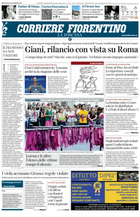 Cover of Corriere Fiorentino