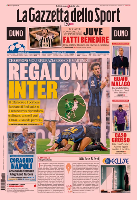 Cover of La Gazzetta dello Sport - Napoli