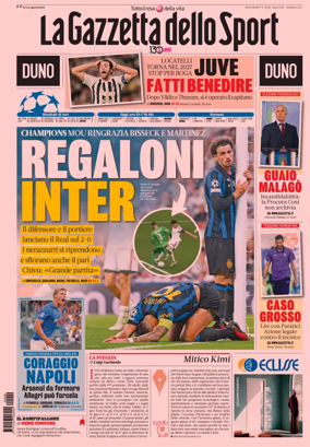 Cover of La Gazzetta dello Sport