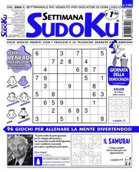 Cover of Settimana Sudoku