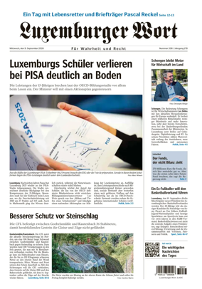 Cover of Luxemburger Wort
