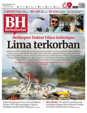 Cover of Berita Harian