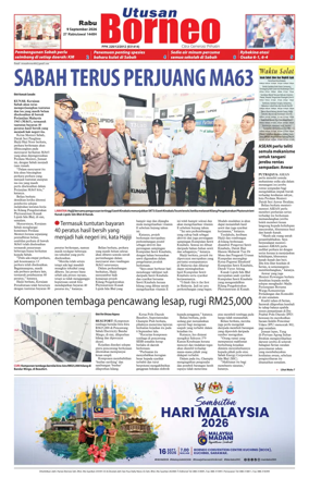 Cover of Utusan Borneo (Sabah)