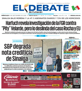 Cover of El Debate de Culiacan