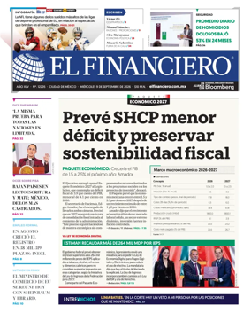 Cover of El Financiero