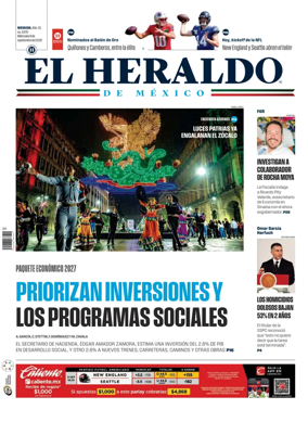 Cover of El Heraldo de Mexico