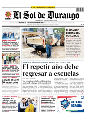 Cover of El Sol de Durango