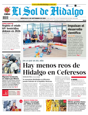 Cover of El Sol de Hidalgo