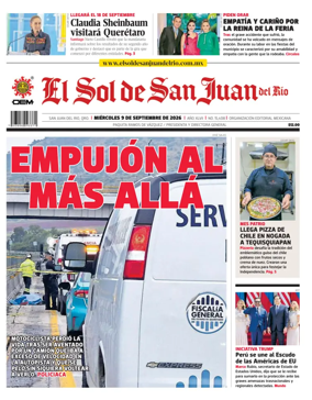 Cover of El Sol de San Juan del Rio