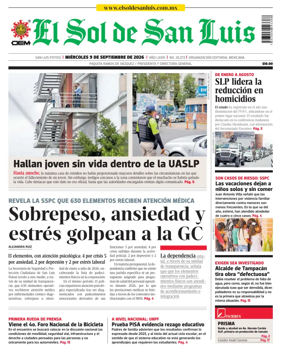 Cover of El Sol de San Luis Potosi