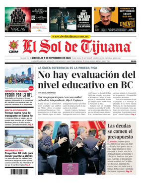 Cover of El Sol de Tijuana