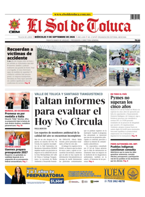 Cover of El Sol de Toluca