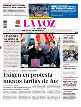 Cover of La Voz de la Frontera
