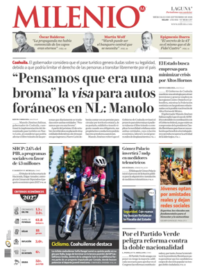 Cover of Milenio Laguna