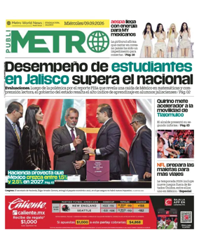 Cover of Publimetro Guadalajara
