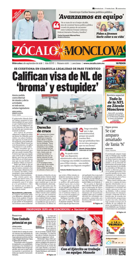Cover of Zocalo Monclova