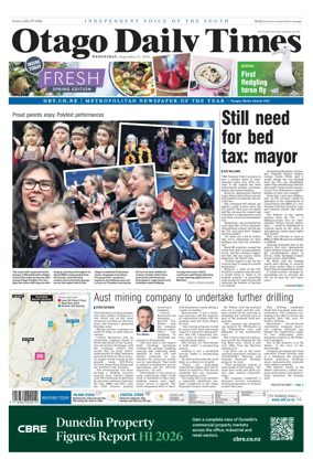 Cover of Otago Daily Times