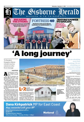 Cover of The Gisborne Herald