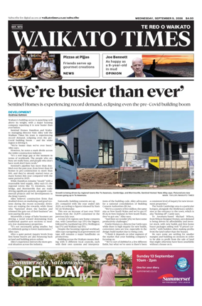Cover of Waikato Times