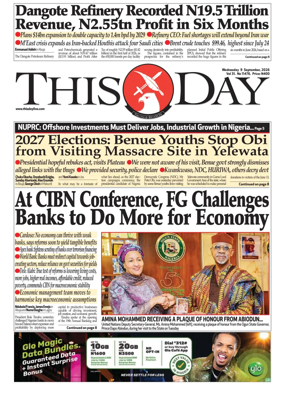 Cover of THISDAY