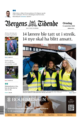 Cover of Bergens Tidende