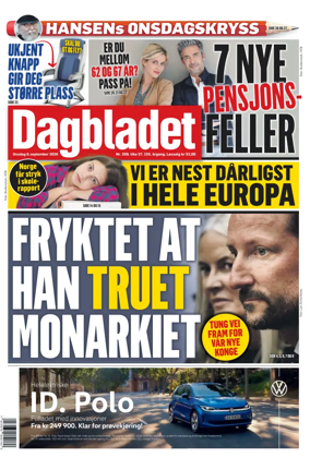 Cover of Dagbladet