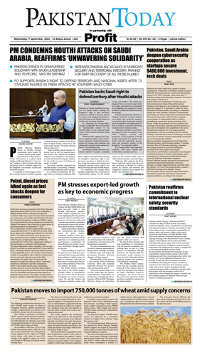 Cover of Pakistan Today (Lahore)