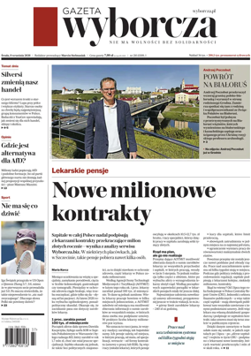 Cover of Gazeta Wyborcza