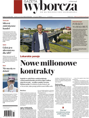Cover of Gazeta Wyborcza Stoleczna
