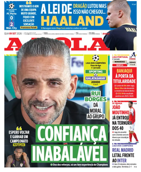 Cover of A BOLA (Portuguese)