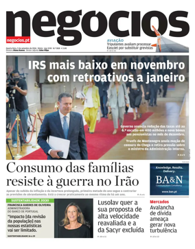 Cover of Jornal de Negocios