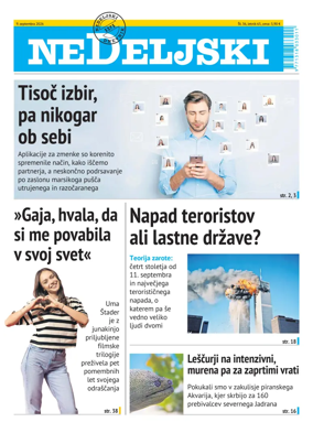 Cover of Nedeljski Dnevnik