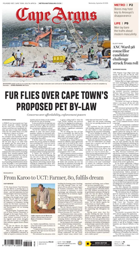 Cover of Cape Argus (PM Edition)
