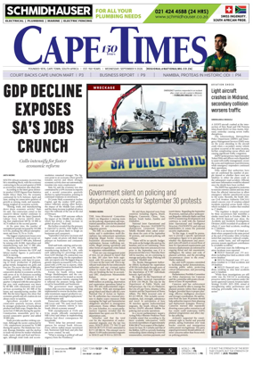 Cover of Cape Times