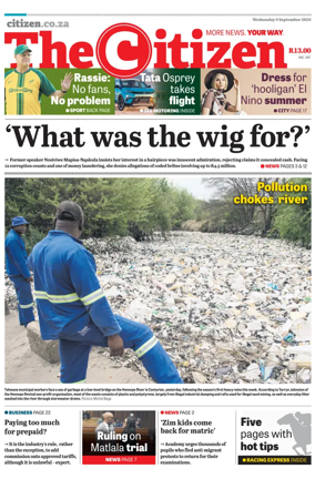 Cover of The Citizen (KZN)