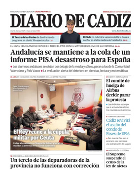 Cover of Diario de Cadiz